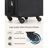 Relavel Hair Tools Travel Bag Hair Stylist Backpack Hairdresser Cosmetology Bag, Heat Insulation Full Layer for Curling Iron, Hair Straightener, Travel Accessories Train Case Barber Organizer, Black(XL Black with Wheels)