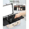 Relavel Makeup Bag with LED Mirror, Makeup Box Travel Train Case with Rechargeable Lighted Mirror & Adjustable Dividers, Cosmetic Brush Organizer Storage for Makeup Artists Gifts for Women and Girls(Plaid)
