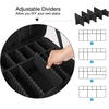 Relavel Makeup Case Large Makeup Bag Professional Train Case 16.5 inches Travel Cosmetic Organizer Brush Holder Waterproof Makeup Artist Storage Box, 3 Layer Large Capacity, with Adjustable Strap(Black)