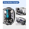 Relavel Toiletry Bag for Men, Hanging Toiletries Bag for Women Water Resistant Dopp Kit Shaving Bag, Travel Essentials Large Capacity Organizer Case for Toiletries Accessories, Black